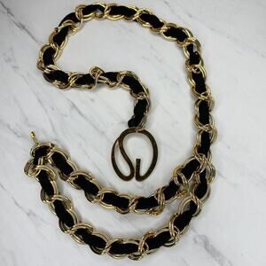 St. John | Accessories | Vintage St John Gold Tone Black  display picture 2